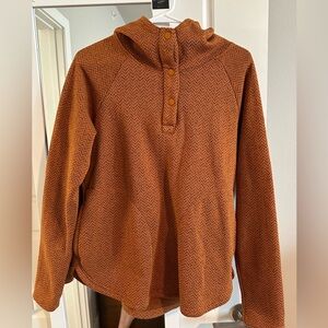 Columbia quarter button hoodie